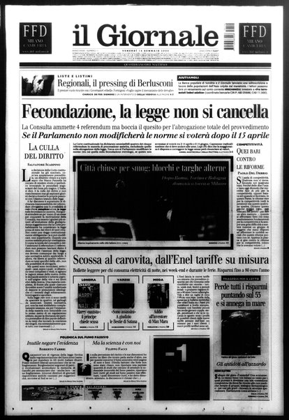 Il giornale : quotidiano del mattino